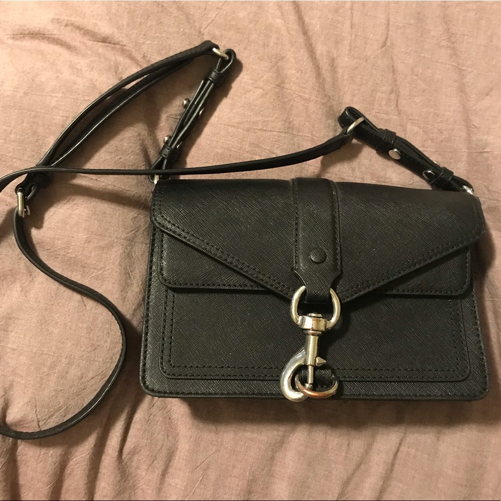 Rebecca Minkoff Black Leather Crossbody Bag